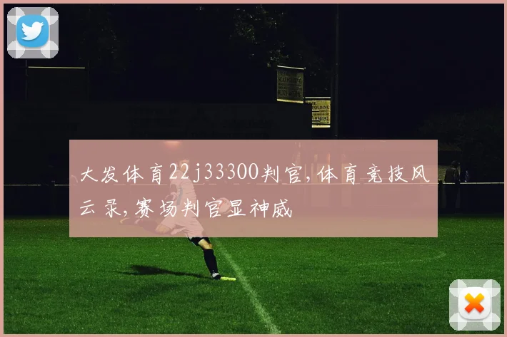 大发体育22j333OO判官,体育竞技风云录,赛场判官显神威